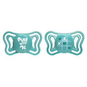 CHICCO Cumlík Physio Light silikónový chlapec16-36m, 2 ks