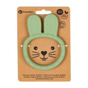 PETITE&MARS Szilikon rágóka Bunny Sweet Pea 0m+