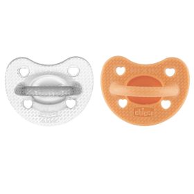 CHICCO cumi Physio Luxe narancs/szürke 6-16m, 2db