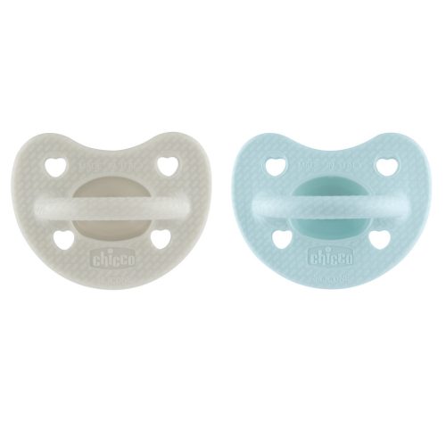 CHICCO Physio Luxe zöld/szürke cumizó 6-16m, 2db