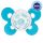 CHICCO Physio Comfort szilikon cumizó fiú - Pöttyök 1 db, 6-16 m