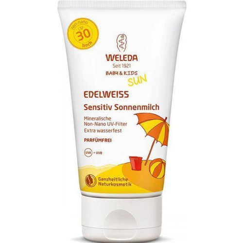 WELEDA DetskÃ© mlieko na opaÄ¾ovanie SPF30 sensitive 150 ml