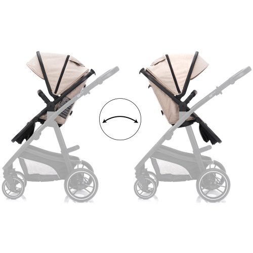 Fill multifunkciós babakocsi Jaguar beige melange 775-09