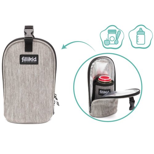 Fillikid cumisüveg melegítõ hordozható világosszürke melange 8008-17