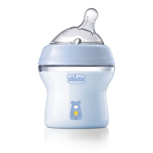 CHICCO természetes érzésű cumisüveg 150 ml fiú 0m+