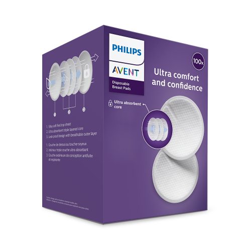 Philips Avent SCF254/13 Eldobható melltartóbetét 100 db (Fehér)