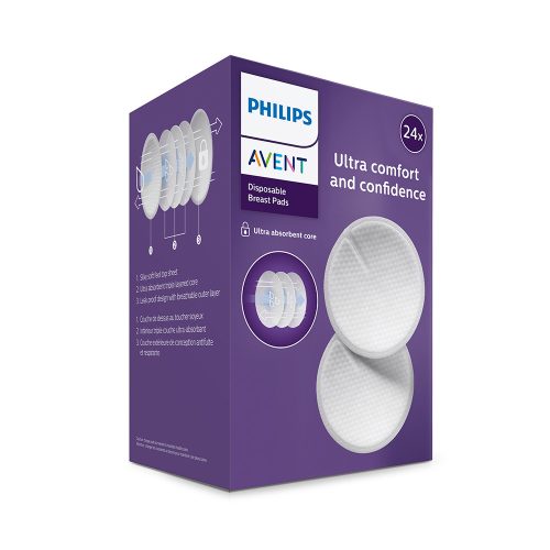 Philips Avent SCF254/24 Eldobható melltartóbetét 24 db (Fehér)