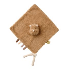 NATTOU Plüss játszótárs Teddy orrszarvú 28 x 28 cm, 0m+