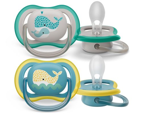 Philips AVENT játszócumi ultra air 18hó bálna 2db