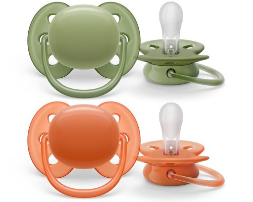 Philips AVENT játszócumi Ultrasoft Premium neutral 18hó 2db