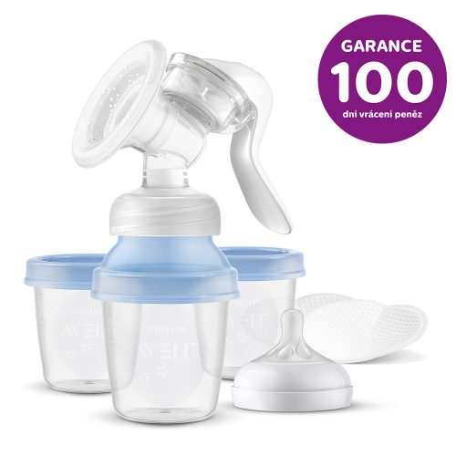 Avent SCF430/13  Kézi mellszívó VIA pohárral