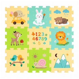  PETITE & MARS Összeilleszthető puzzle Nexli, Forest Friends 9 db