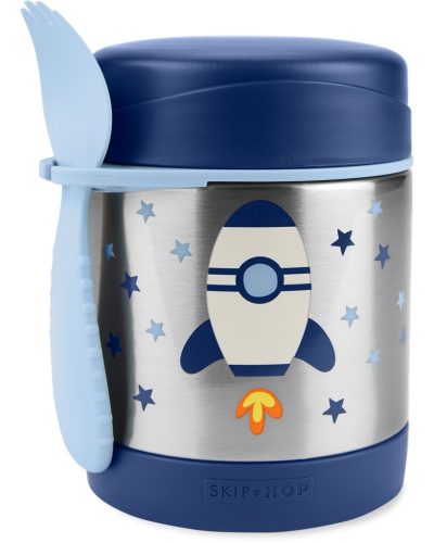 SKIP HOP Spark Style Food termosz kanállal/villával Rocket 325 ml, 3r+