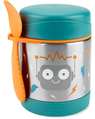 SKIP HOP Spark Style Food termosz kanállal/villával Robot 325 ml, 3r+