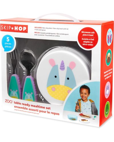 SKIP HOP ZOO étkezési készlet 5 db Unikornis 12m+