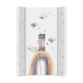   CEBA BABY Pelenkázó alátét 2 oldalas merev lappal (50x70) Basic Rainbow Home 