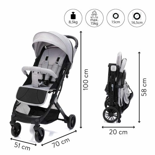 Fill sportbabakocsi Styler szürke AS700-07