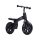 QPLAY futóbicikli Tech Black, kor 2 - 4 év, 30 kg-ig