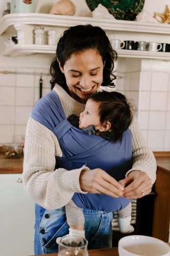 BOBA Gyermekhordozó Boba Bliss Vintage Navy Blue V2