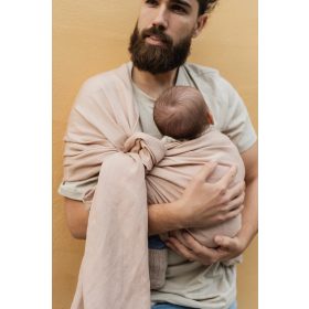 BOBA Babahordozó / gyűrűs kendő Ring Wrap - Peony 