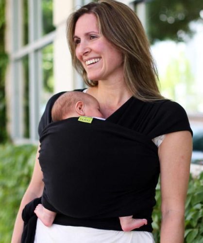 BOBA Babahordozó/kendő Wrap - Black
