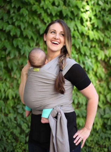 BOBA Babahordozó/kendő Wrap - Grey