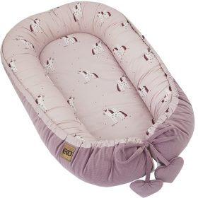 EKO Babafészek pamut velvet Unicorn 90x60cm