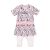 DIRKJE 2 részes ruhakészlet 68 Fehér+Multicolor