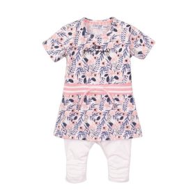 DIRKJE 2 részes ruha szett 74 White+Multicolor