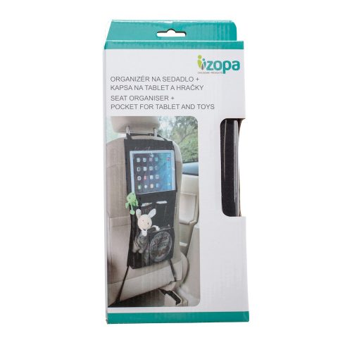 Zopa autós rendezõ üléstámlára tablet zsebbel és hálós zsebekkel ZOP029111