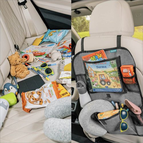 Zopa autós rendezõ üléstámlára tablet zsebbel szürke ZOP029112