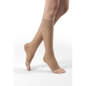   Kompressziós térdharisnya, 140 DEN, 3-4-es méret (testszín/nyitott lábfejjel)