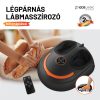 Légpárnás lábmasszírozó készülék hőterápiával