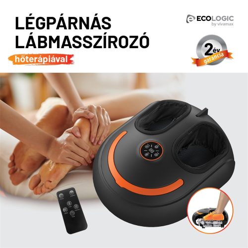 Légpárnás lábmasszírozó készülék hőterápiával