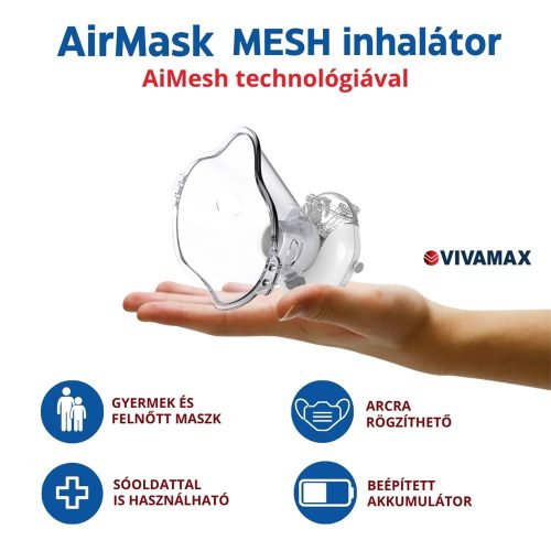 Hordozható mesh inhalátor AiMesh technológiával (AirMask II)