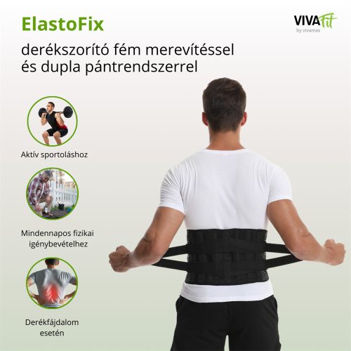 ElastoFix derékszorító merevítéssel és elasztikus pántrendszerrel XL