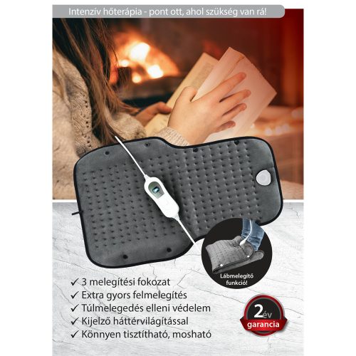 Univerzális elektromos melegítő párna és lábmelegítő