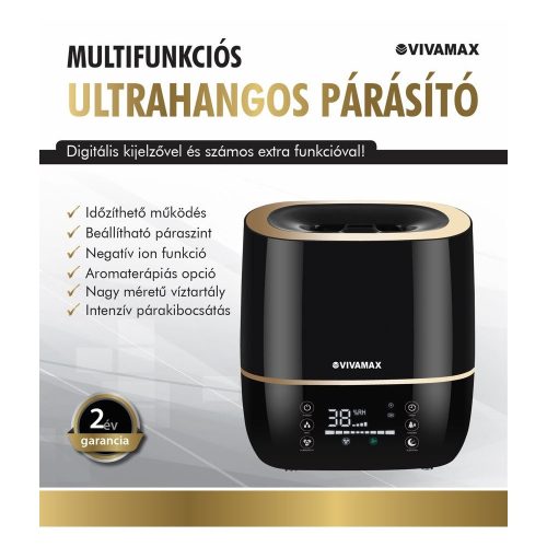 Multifunkciós ultrahangos párásító 5l-es víztartállyal