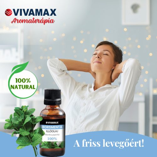 Borsmenta 100%-os tisztaságú illóolaj (10 ml)