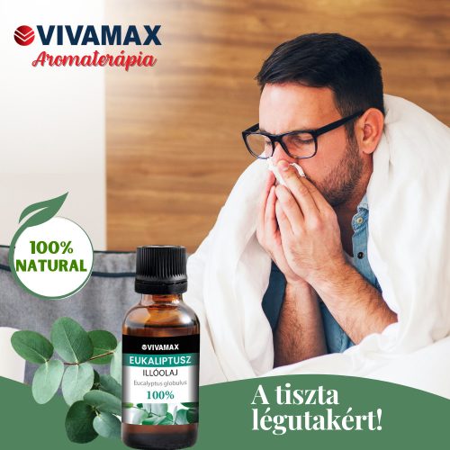 Eukaliptusz 100%-os tisztaságú illóolaj (10 ml)