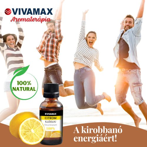Citrom 100%-os tisztaságú illóolaj (10 ml)