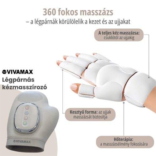 Légpárnás kézmasszírozó