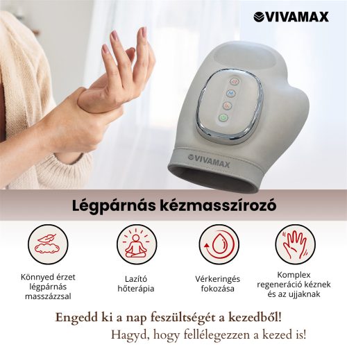 Légpárnás kézmasszírozó