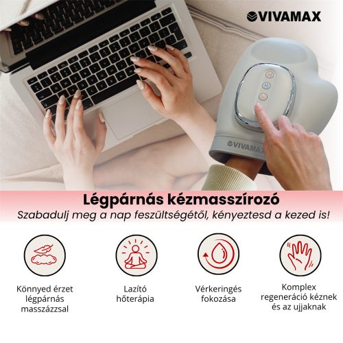 Légpárnás kézmasszírozó