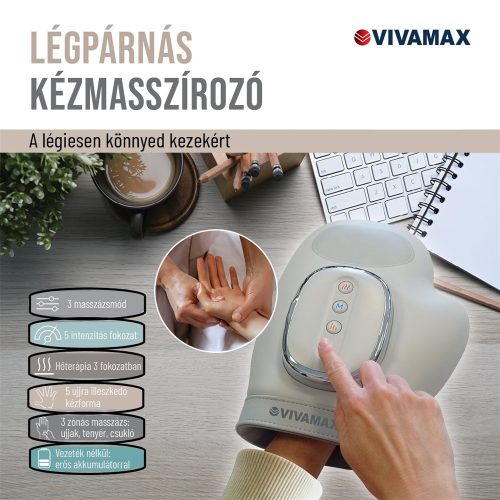 Légpárnás kézmasszírozó