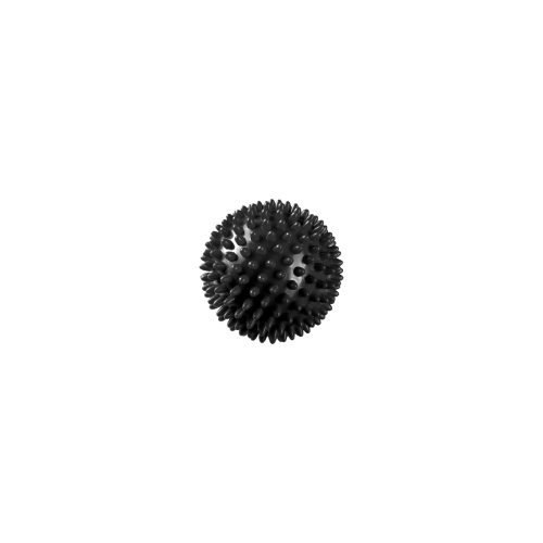 Tüskés masszírozó labda 7,5 cm (fekete)