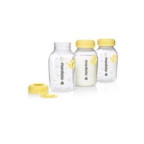 MEDELA Készlet 3 tárolóüveg a tej tárolásához, 150 ml
