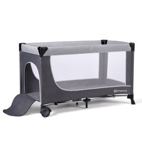 KINDERKRAFT SELECT Utazóágy Leody Grey, Premium