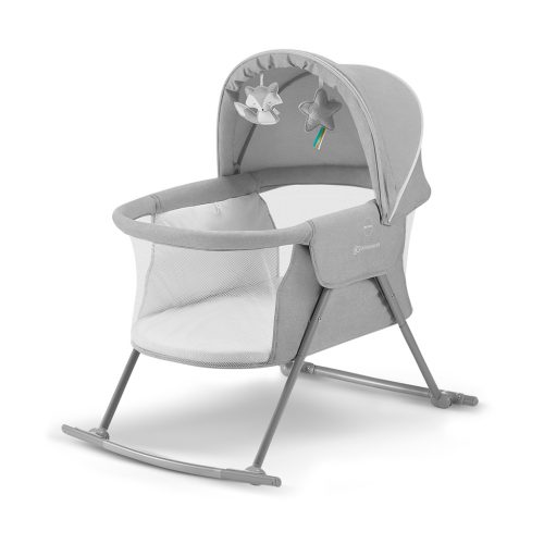 KINDERKRAFT Gyermek kiságy 3in1 Lovi Gray