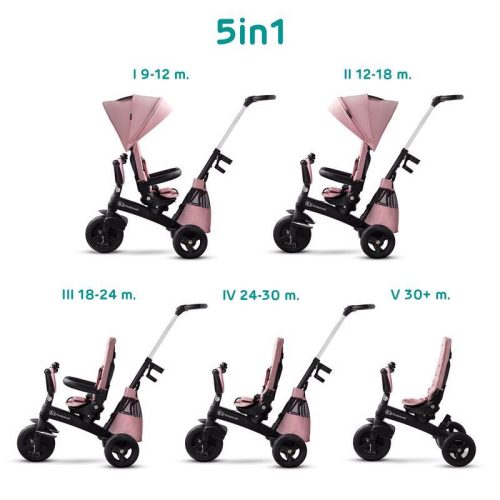 KINDERKRAFT SELECT Tricikli Easytwist Mauvelous Pink